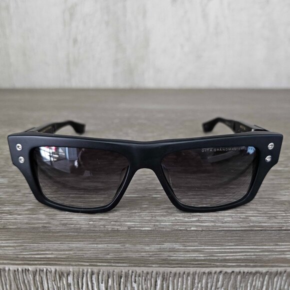 Dita Grandmaster-Seven Sunglasses DTS407-A-03 Matte Black/Black Iron/Dark Grey - Picture 2 of 16